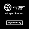 VictoryPCB 4 Layer HDI Stackup Template