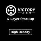 VictoryPCB 4 Layer HDI Stackup Template