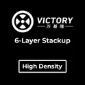 VictoryPCB 6 Layer HDI Stackup Template