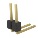 Pin Header 01x02 1.00mm Horizontal thumbnail