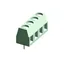 Terminal Block, 4-Contact, 5.08mm Pitch, Through Hole Mount, 1-Row, Screw Termination