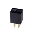 Pin Socket 01x02 2.54mm Vertical