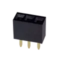 Pin Socket 01x03 2.54mm Vertical