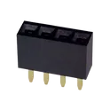 Pin Socket 01x04 2.54mm Vertical
