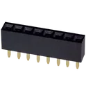 Pin Socket 01x08 2.54mm Vertical