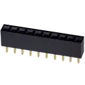 Pin Socket 01x10 2.54mm Vertical