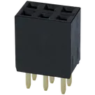 Pin Socket 02x03 2.00mm Vertical thumbnail