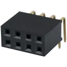 Pin Socket 02x04 2.54mm Horizontal thumbnail