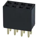 Pin Socket 02x04 2.54mm Vertical