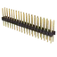 Pin Header 02x19 1.00mm Vertical