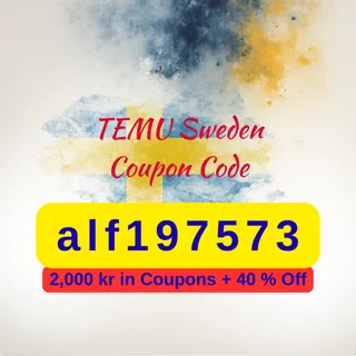 🇸🇪 Temu Coupon Code Sweden [alf197573] – 2025 Upgrade: 2,000 kr in Coupons + 40 % Off + Free Gift