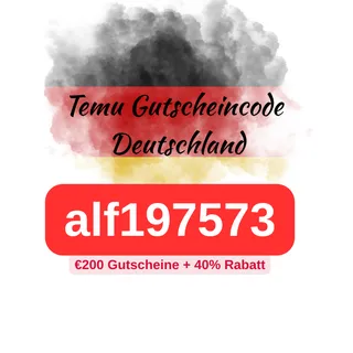 🇩🇪 Temu Gutscheincode Deutschland [alf197573] – Aktualisiertes Angebot 2025: €200 Gutscheine + 40% Rabatt auf die Erstbestellung