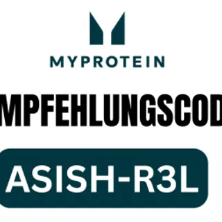 MyProtein Empfehlungscode "ASISH-R3L" – 8.812,40 € Bonus + 35 % Rabatt!