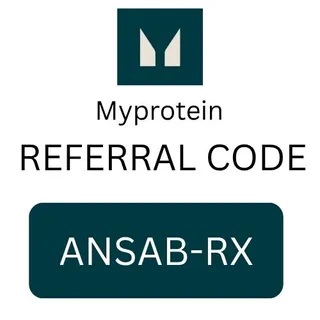 MyProtein Verified Referral Code "ANSAB-RX" Claim £15 Benefit While Ordering for the First Time