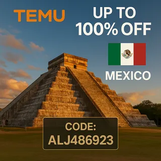 {2026} Código de Cupón Temu México [alj486923] – Obtén MXN 2,000 en Cupones + 30% de Descuento en tu Primer Pedido 🇲🇽