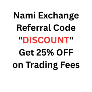 How to Use Nami Exchange Referral Code "DISCOUNT" Get 25% OFF on Trading Fees