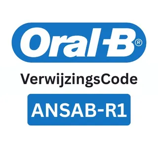 Oral B VerwijzingsCode "ANSAB-R1" – Ontvang 10% korting op je eerste bestelling