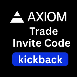 How to use Axiom Trade Invite Code "kickback" – Save 15% On Trading Fees