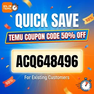 ⫅Quick Save⫆ Temu Coupon Code 50% Off ⇒ ["ACQ648496"] For Existing Customers 