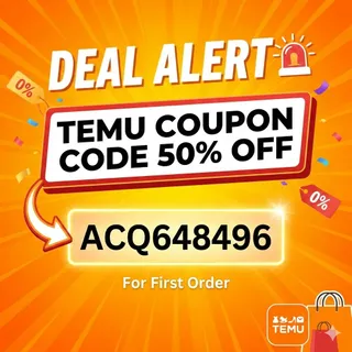 ⫅Deal Alert⫆ Temu Coupon Code 50% Off ↪ ["ACQ648496"] For First Order 