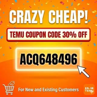 ⫅Crazy Cheap⫆ Temu Coupon Code 30% Off ➧ ["ACQ648496"] For New and Existing Customers 