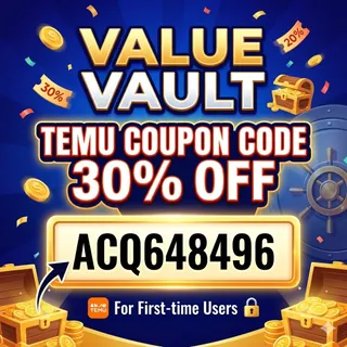 ⫅Value Vault⫆ Temu Coupon Code 30% Off ➬ ["ACQ648496"] For First-time Users 