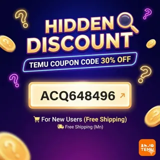 ⫅Hidden Discount⫆ Temu Coupon Code 30% Off ➱ ["ACQ648496"] For New Users (Free Shipping) 