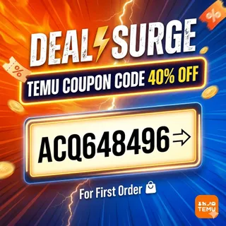 ⫅Deal Surge⫆ Temu Coupon Code 40% Off ⟹ ["ACQ648496"] For First Order 