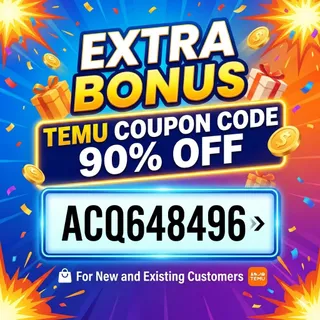 ⫅Extra Bonus⫆ Temu Coupon Code 90% Off ⭇ ["ACQ648496"] For New and Existing Customers 