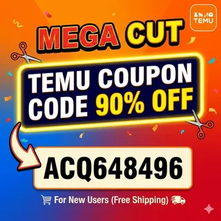 ⫅Mega Cut⫆ Temu Coupon Code 90% Off ➠ ["ACQ648496"] For New Users (Free Shipping) 