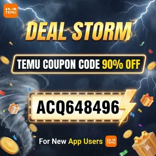 ⫅Deal Storm⫆ Temu Coupon Code 90% Off ➡ ["ACQ648496"] For New App Users