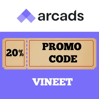 Arcads Promo Code 2026 [VINEET] – Get Exclusive Discount Of 20% On all Offers 