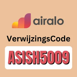 Airalo VerwijzingsCode "ASISH5009" – Ontvang 10% korting op je eerste eSIM-aankoop en €3 bonus