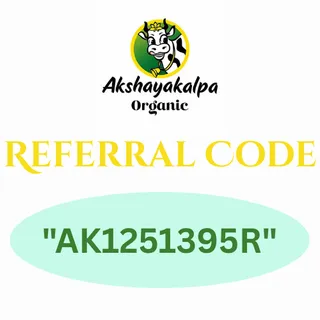 Akshayakalpa App Referral Code "AK1251395R" Get 250Rs Cashback