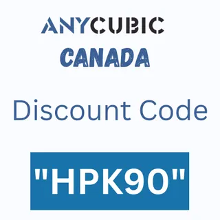 Anycubic Canada Discount Code "HPK90" – Save 90% Instantly