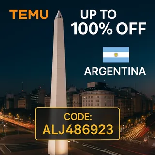 {New} Temu Argentina Discount Code [alj486923] – Get ARS 50,000 in Coupons + 30% Off Your First Order