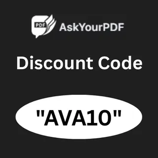 Askyourpdf Discount Code "AVA10" Get 10% Off On All Plans!