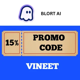 Blort Ai Promo Code 2026 [VINEET] – Get Exclusive Discount Of 15%