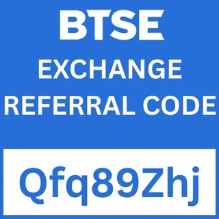 BTSE exchange Referral Code "Qfq89Zhj" Get Upto 50% Off On Trading Fees