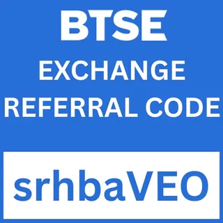 BTSE exchange Referral Code "srhbaVEO" Get 20% Off On Trading Fees