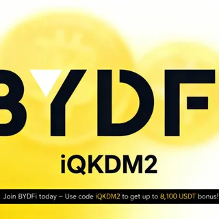 Join BYDFi with Referral Code iQKDM2 and Get 8,100 USDT Bonus