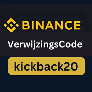 Binance VerwijzingsCode "kickback20" – Ontvang 10% korting op handelskosten