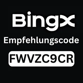 BingX Empfehlungs­code "FWVZC9CR“ – Erhalten Sie 20 % Gebührenrabatt + 6.000 USDT Willkommensbonus