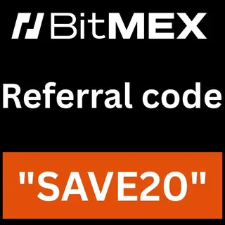 Bitmex Referral code "SAVE20" Get Upto 50% On Trading Fees
