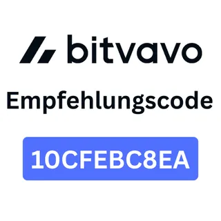 Bitvavo Empfehlungs­code "10CFEBC8EA“ – Erhalten Sie 20 % Rabatt auf die Handelsgebühren