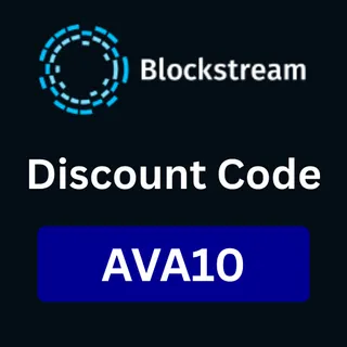 How To Use Blockstream Discount Code "AVA10" Get 10% Off on All Products!