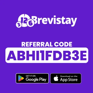 Updated Brevistay Referral Code ABHI1FDB3E for New Users