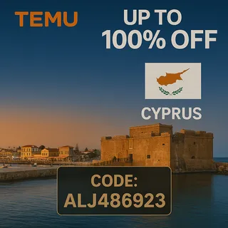 {New} Temu Cyprus Discount Code [alj486923] – Get €100 in Coupons + 30% Off Your First Order