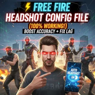 Free Fire Headshot Config File Download (100% work)