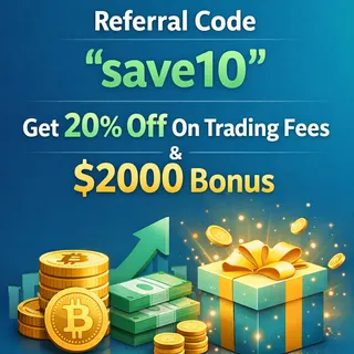 CoinEx referral Code "save10" Get 20% Off On Trading Fees & $2000 Bonus
